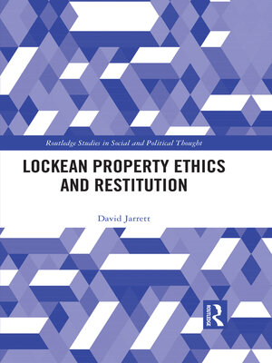 cover image of Lockean Property Ethics and Restitution
